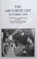 Book cover of The Air Force List - October 1940 by Royal Air Force